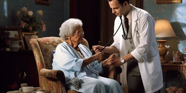 IMG-20230926-WA0018 Un médecin prend en charge une dame âgée